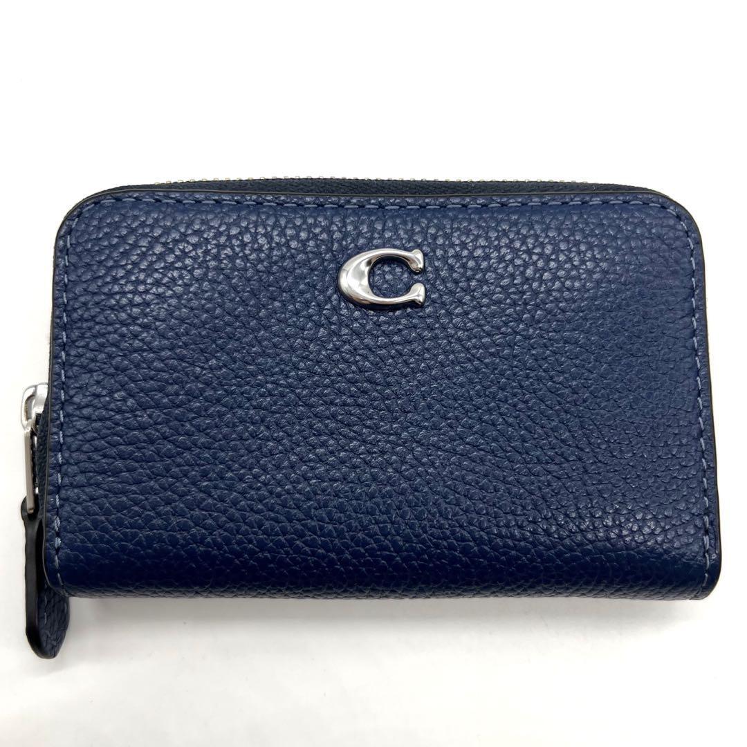 美品 未使用に近い ★ COACH コーチ 名刺入れ 紺 2025年最新】Yahoo!オークション -名刺入れ コーチ 未使用の中古
