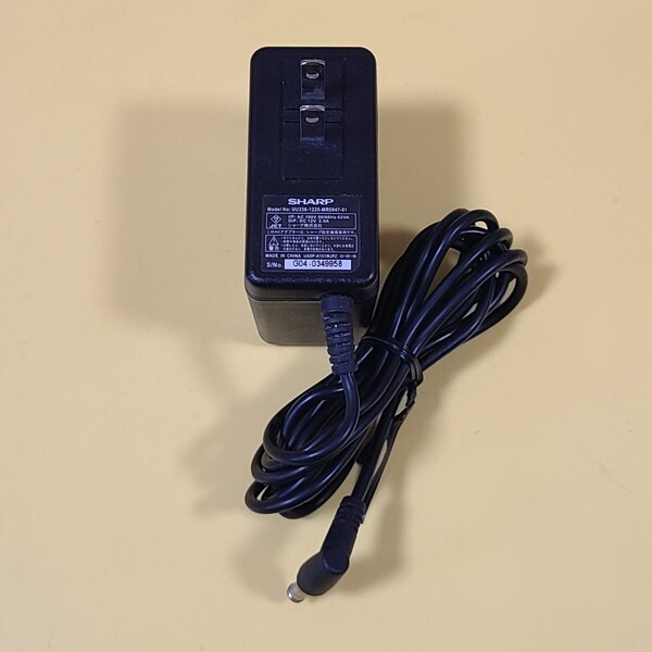 0615-3◆◇送料無料 即決 SHARP シャープ 純正 扇風機 ACアダプター UU336-1225-MR0047-01 12V 2.5A ピン有り ◇◆