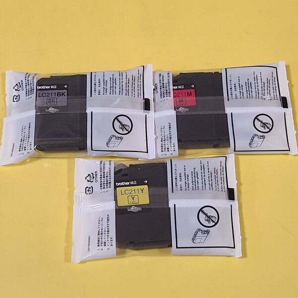 ◆◇ 送料無料 即決 ブラザー brother インクカートリッジ LC211BK LC211M LC211Y ブラック マゼンタ イエロー ◇◆