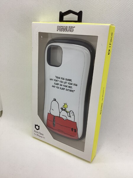 (A4)iFace First Class ケース ピナッツ iPhone11/XRケース ホワイト