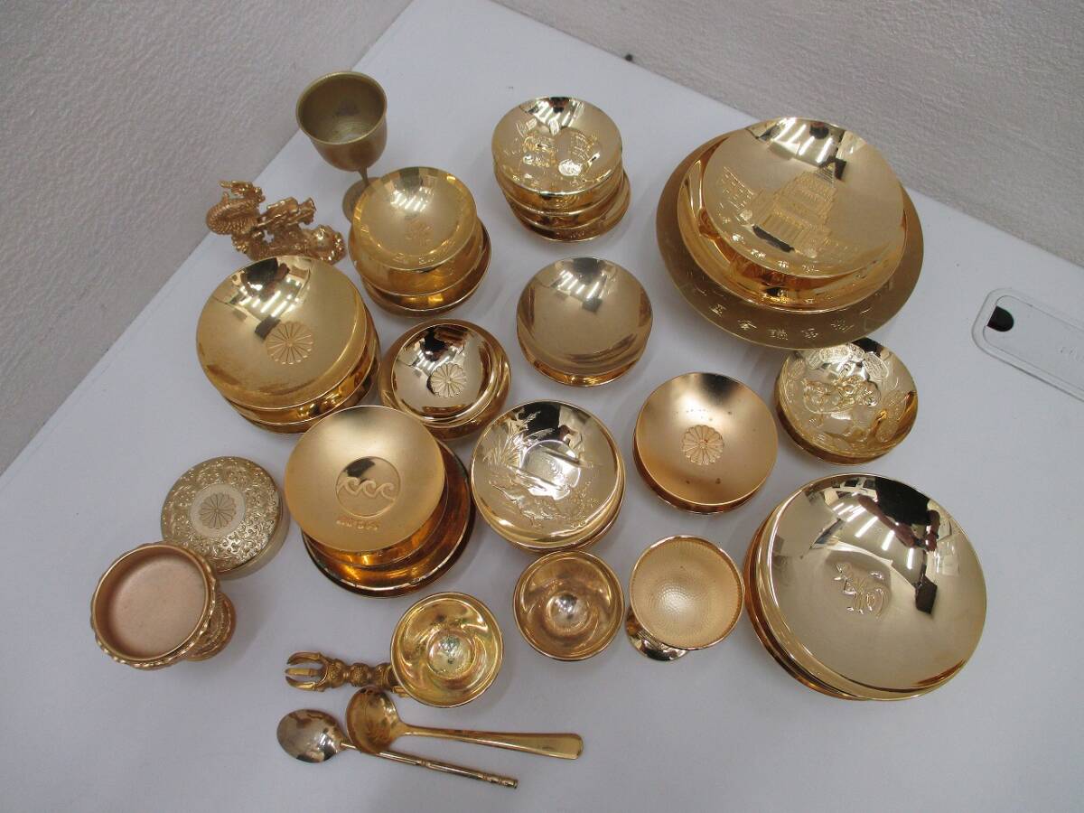 Yahoo!オークション -「24kgp 金杯」(金属工芸) (工芸品)の落札