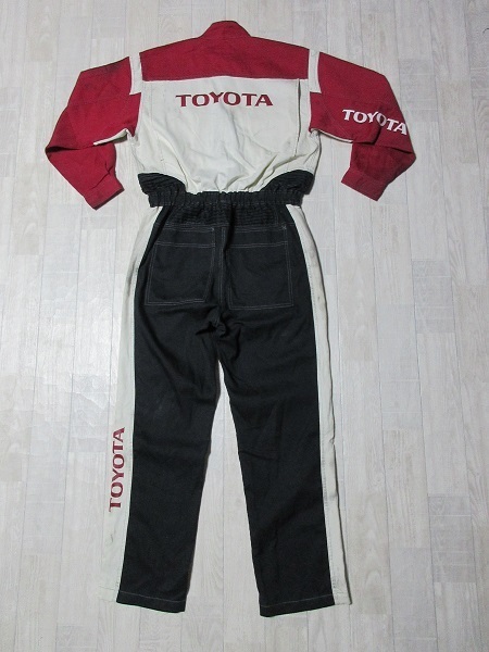 『 送料無料!』《レア!貴重!》★人気モデル ♪《 非売品!》【トヨタ・TOYOTA】作業服!長袖メカニックツナギ・オールインワン・LL