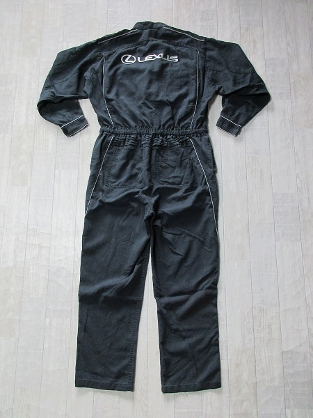 『 送料無料!』《非売品!》《激レア!入手困難!》【レクサス・LEXUS】ブラック ♪ 作業服!長袖メカニックツナギ・オールインワン・BLL