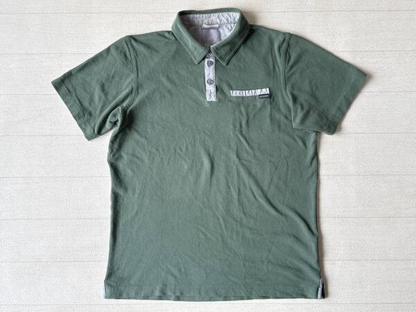 ☆送料無料☆ Columbia コロンビア USA直輸入 古着 半袖 胸ポケット付き ポロシャツ メンズ M グリーン トップス 中古 即決
