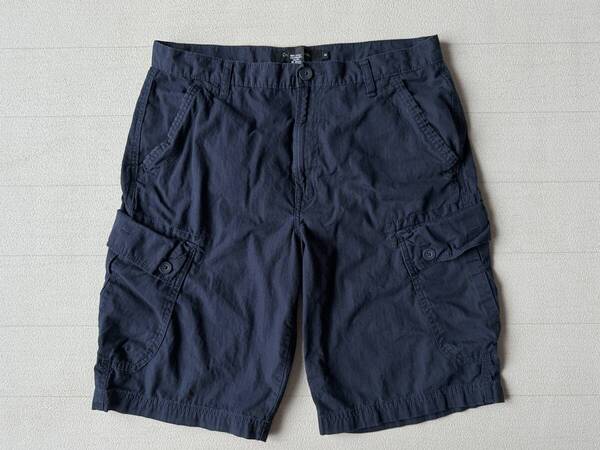 ☆送料無料☆ Calvin Klein Jeans カルバンクライン ジーンズ USA直輸入 古着 カーゴ ショートパンツ メンズ 32 ネイビー ボトムス 中古
