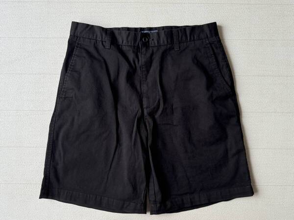 ☆送料無料☆ DOCKERS ドッカーズ USA直輸入 古着 チノ ショートパンツ メンズ 32 ブラック ボトムス 中古 即決