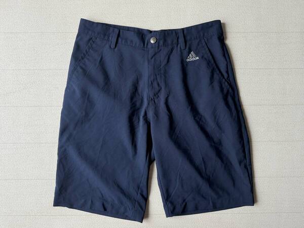 ☆送料無料☆ adidas アディダス USA直輸入 古着 ポリ ショートパンツ メンズ 30 ネイビー ボトムス 中古 即決