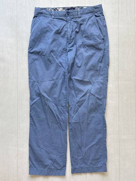 ☆送料無料☆ J.CREW ジェイクルー USA直輸入 古着 ロングパンツ トラウザー チノパン メンズ 32 レギュラーフィット サックスブルー 中古