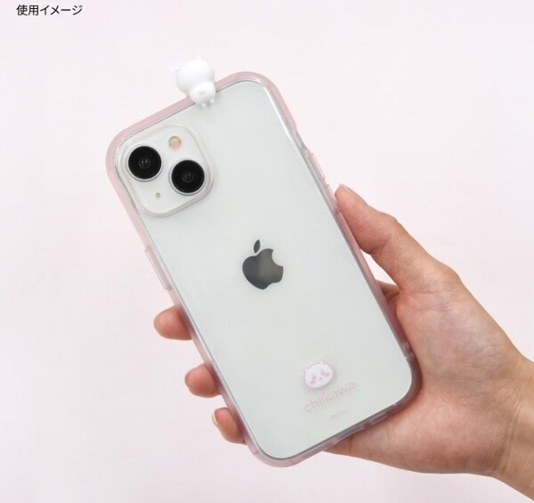 y062303y グルマンディーズ ちいかわ フレーム IIIIfit Clear(イーフィット クリア) iPhone 14 15 対応 ケース ちいかわ