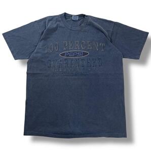 90s USA製 PEPSI 刺繍 Tシャツ シングルステッチ 厚手 古着