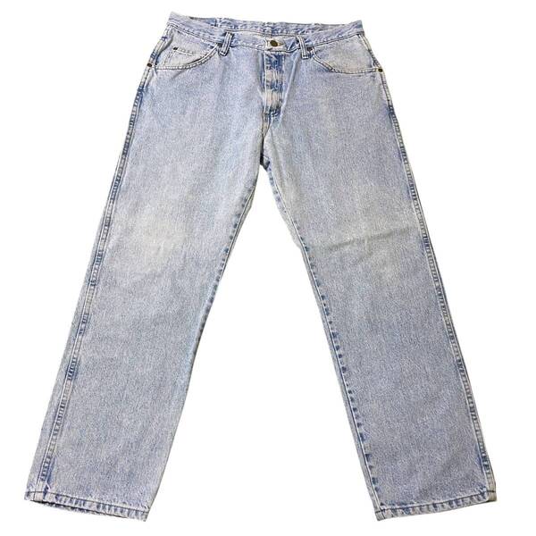 アメリカ古着 Wrangler ラングラー デニムパンツ ジーンズ ストレート ライトブルー W36 L29 【T85】