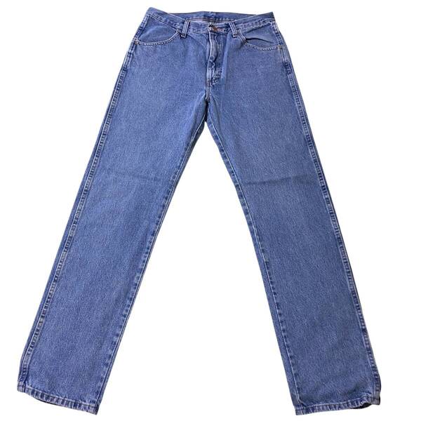 メキシコ製 古着 RUSTLER ラスラー デニムパンツ ジーンズ ストレート W32 L34 ヴィンテージ 【T87】