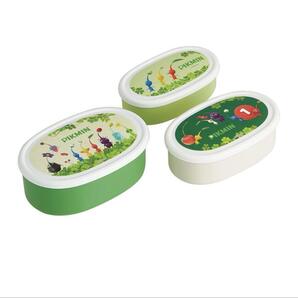 抗菌 シール容器 3Pセット 【ピクミン】 スケーター ランチボックス 弁当箱
