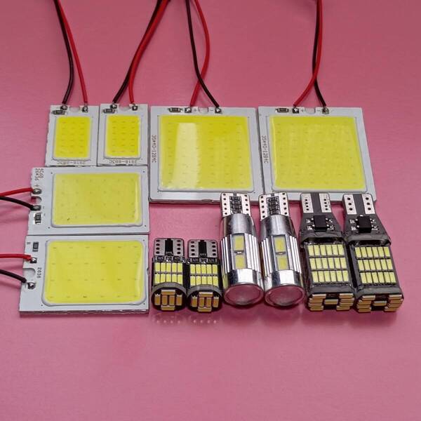 RK1 2 3 4 5 6 ステップワゴン 超爆光!T10 LED ルームランプ バックランプ ナンバー灯 12個セット ホワイト ホンダ /c48/c24/c18/45/10/8