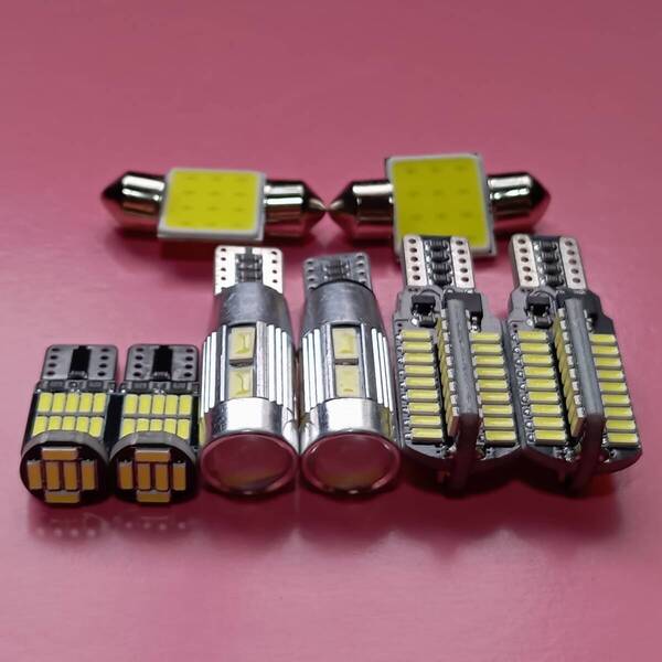 MK21S パレットSW 超爆光!T10 LED ルームランプ バックランプ ナンバー灯 7個セット スズキ /72/10/26/t31