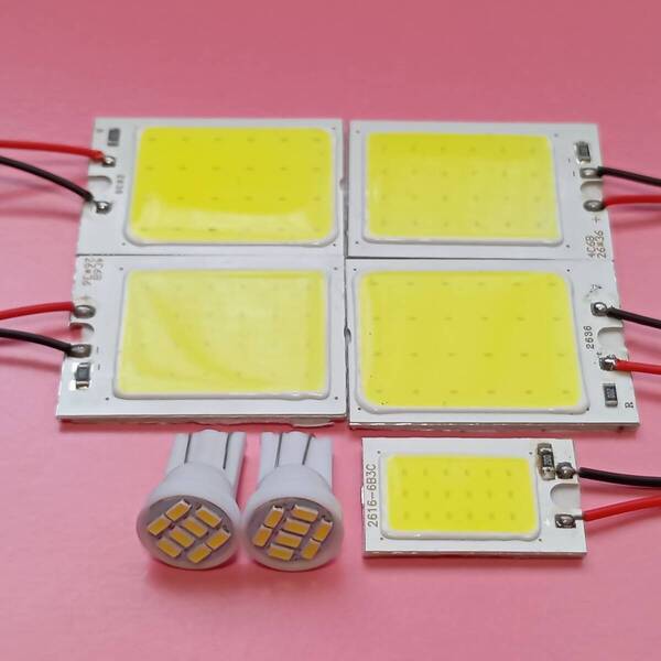 T33 エクストレイル 超爆光! T10 LED ルームランプ COB全面発光 7個セット ニッサン X-TRAIL /c24/c8/8