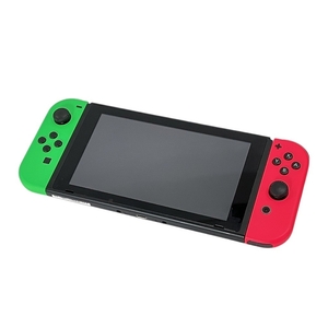 Nintendo HAC-001 Switch Splatoon2 ニンテンドー スイッチ スプラトゥーン2 家庭用 ゲーム機器 中古 W9993883