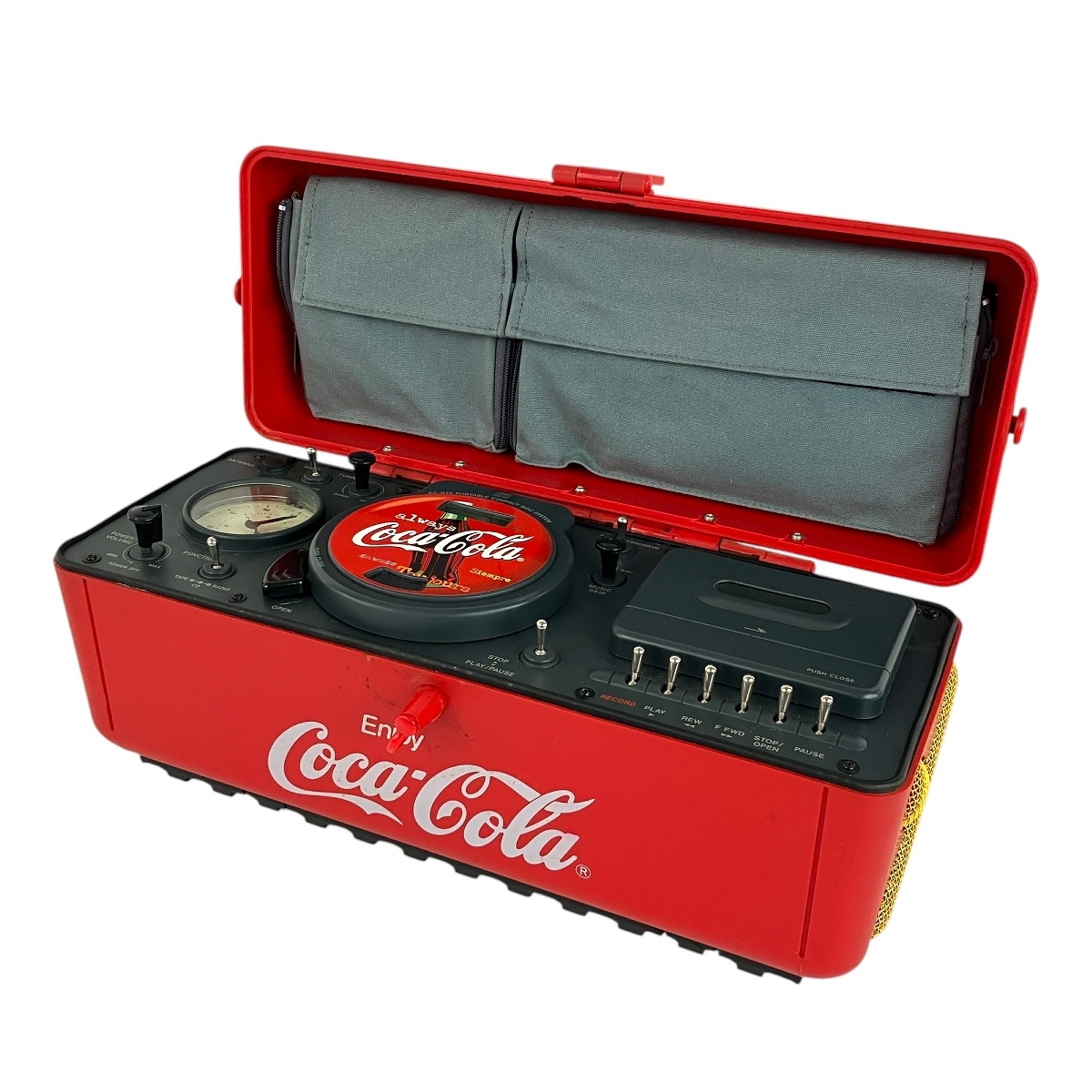 Coca-Cola コカコーラ ポータブル ラジカセ アウトドア レア Yahoo!オークション -「コカコーラcdラジカセ」(コカ・コーラ