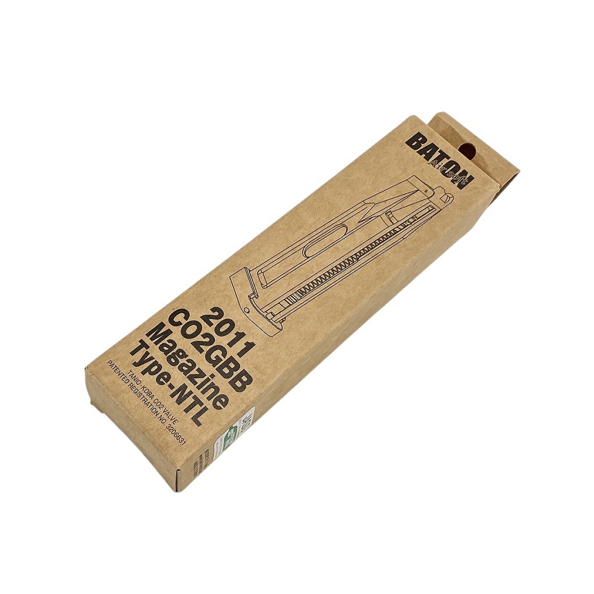 店内全品5％OFFクーポン】BATON airsoft 2011 CO2 マガジン Type