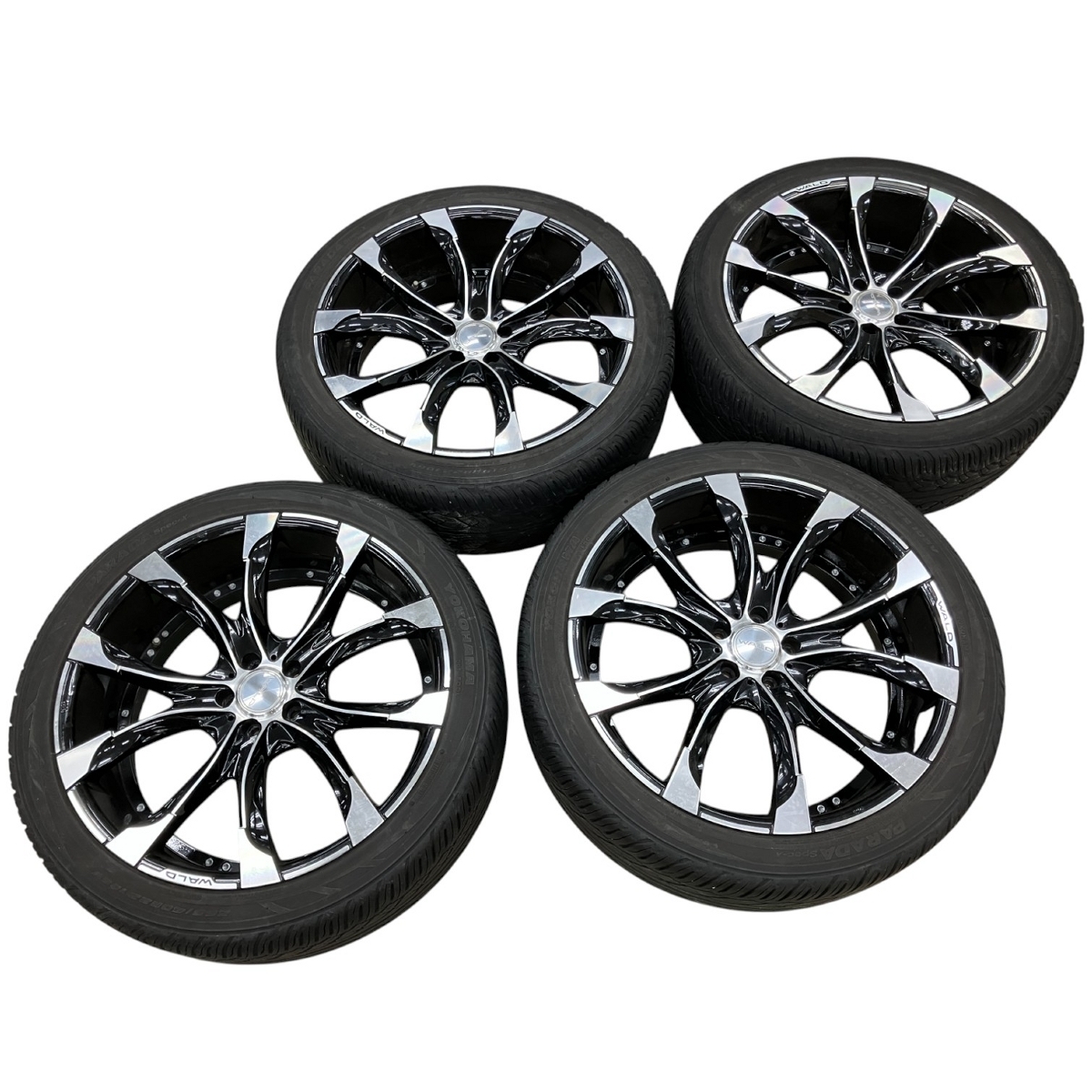 wald ジャレット22×9.5インチ ヨコハマタイヤ付き4本セット Yahoo!オークション -「wald ジャレット」(タイヤ、ホイール) の