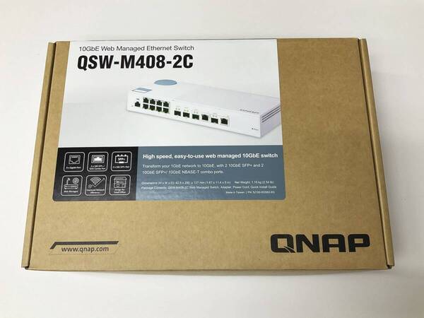 QNAP QSW-M408-2C 10GbE L2 Webマネージドスイッチ