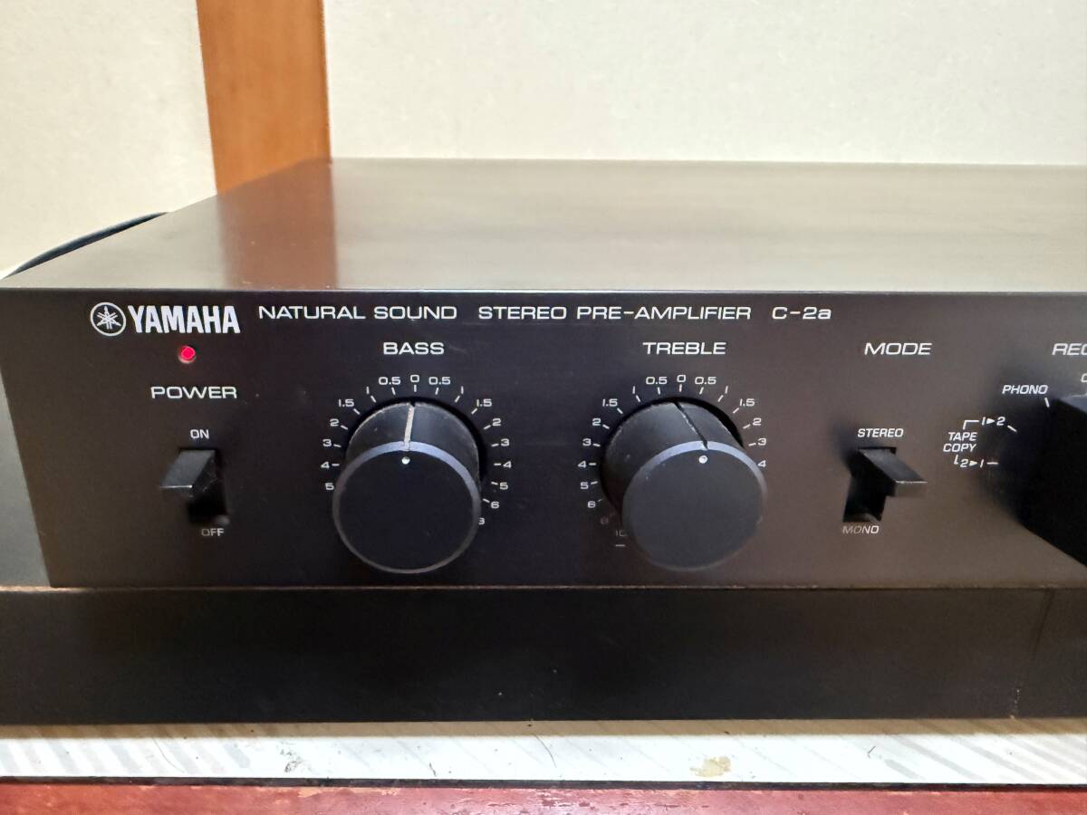 中古 YAMAHA C-2 ステレオプリアンプ Yahoo!オークション -「yamaha c-2 プリアンプ」(アンプ