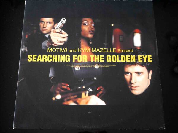 Motiv8 feat キム・メイゼル/Searching For The Golden Eye (UK盤アナログ) ■ Kym Mazell / Steve Rodway / Brian Higgins / Xenomania