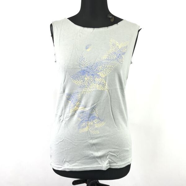 新古品/日本製★SHIPS/シップス★ノースリーブTシャツ/タンクトップ【レディースF/S-M程度/グレー/gray】◆BH955-c