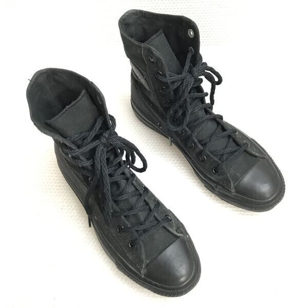 CONVERSE/コンバース☆ショートブーツ【size:26.0/black/黒】ハイカットスニーカー/sneakers/Shoes/trainers◇bG-021