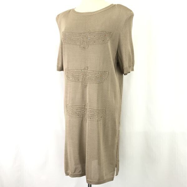 即決 伊太利屋 イタリヤ 花柄 フリル ラメ ジャケット