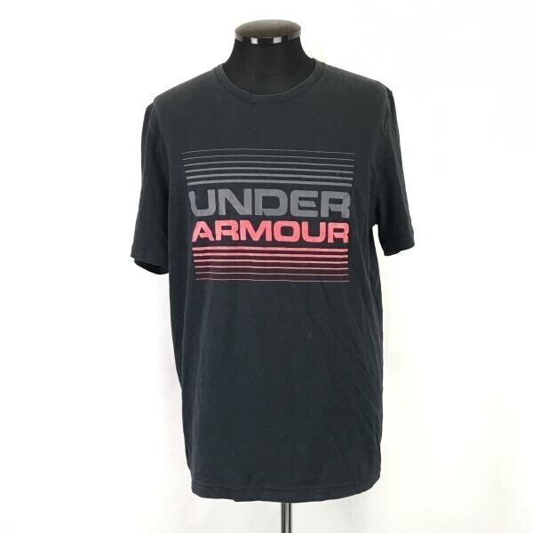 アンダーアーマー/UNDER ARMOUR★半袖Tシャツ【Mens size -LG/黒/black】Tops/Shirts◆BH925