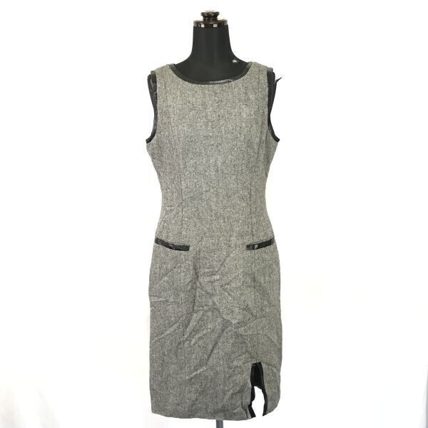 Calvin Klein/カルバンクライン★ノースリーブワンピース/ドレス【size -4/グレー/gray】dress◆BH174