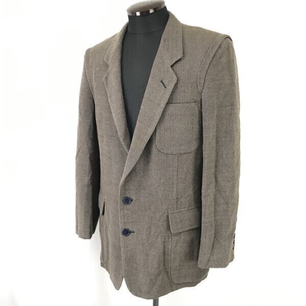 セルッティ/CERRUTI 1881★高級ウール100%/テーラードジャケット【メンズL/茶/brown】背抜き/JAPAN Jackets◇cBH282