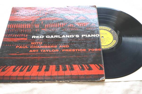 US盤 オリジナル Red Garland Trio Red Garland's Piano Prestige ピアノ大名盤 / Paul Chambers / Art Taylor / DG RVG NYCアドレス Mono