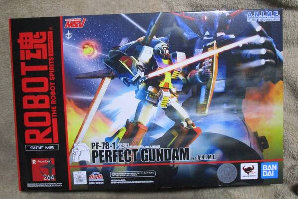 ROBOT魂 「 264 PF-78-1 パーフェクトガンダム Ver. A.N.I.M.E.」未開封 機動戦士ガンダムMSV
