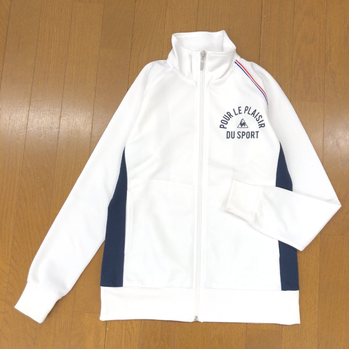 美品USED レディース LE COQ SPORTIF ホワイトジャケット 82 美品USED レディース LE COQ SPORTIF ホワイトジャケット 82
