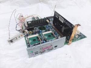 ACER M25D DUAL SOCKET370 SCSI サーバーボード PentiumⅢ 667MHz x 2個 / 64MB ECCメモリ / VGAカード付 動作画面有