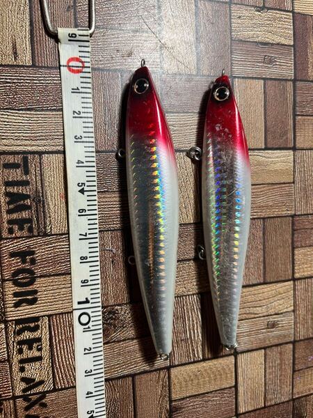 スイッチヒッター 120S レーザーレッドヘッド 30g ダイワ シンペン シーバス モアザン