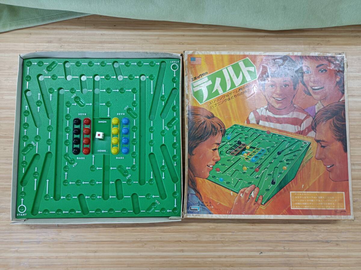 昭和レトロ玩具ゲーム 【ティルト】 Yahoo!オークション -「エポック社ティルト」の落札相場・落札価格