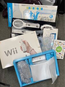 未使用品 Wii 本体 はじめてのWii パック ゲームソフト リモコン 他 まとめセット