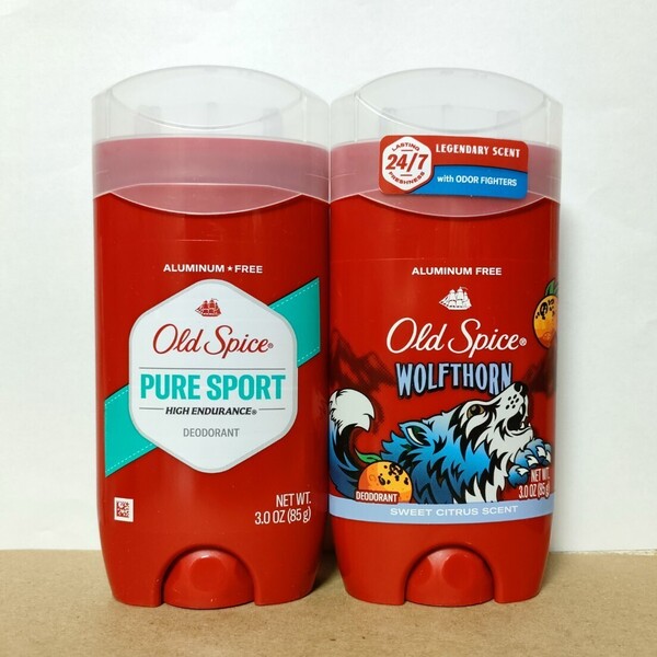オールドスパイス デオドラント2個 ウルフソーン ピュアスポーツ 制汗剤 85g Old Spice