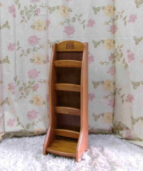 スリッパラック 26cm巾 展示処分 ラバー材無垢 完成品 スリッパ収納 曙工芸製作所 天然木 木製