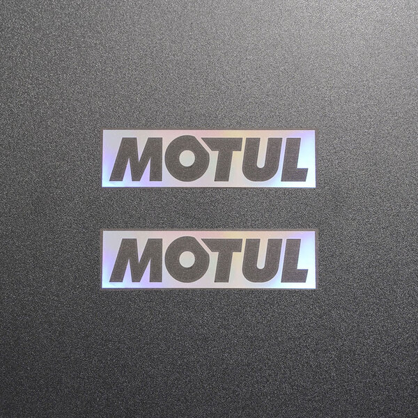 新品・未使用☆MOTUL モチュール カッティングステッカー オーロラ 2枚 縦30mm×横110mm |デカール|切り文字|切文字|新品|送料無料
