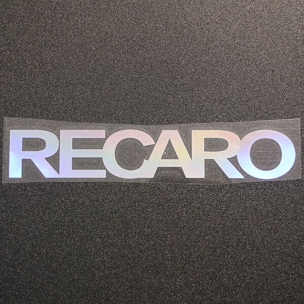 新品・未使用☆RECARO レカロ カッティングステッカー オーロラ 1枚 縦34mm×横202mm |デカール|切り文字|切文字|新品|送料無料