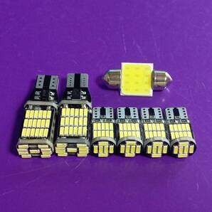 超爆光!MA27/37S ソリオ ハイブリッド ルームランプ スモール バックランプ ナンバー灯 T10 LED 7個セット ホワイト スズキ /13/26/t31