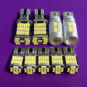 爆光9個セット!GB7/8 フリード プラス ハイブリッド T10 LED ルームランプ ナンバー灯 バックランプ 読書灯 ホンダ /45/10/26