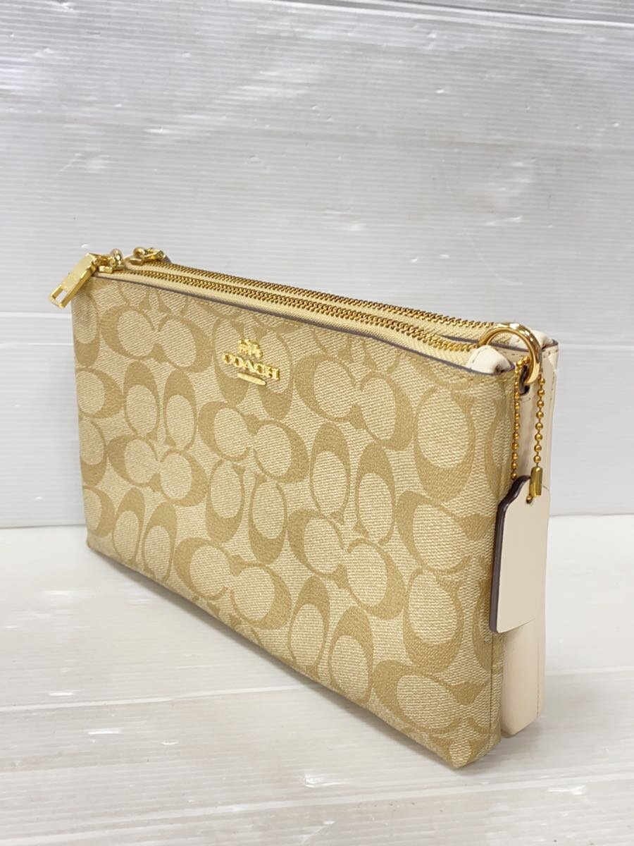 COACH◆クラッチバッグ/ポリエステル/CRM/モノグラム/B2022_サムネイル画像2