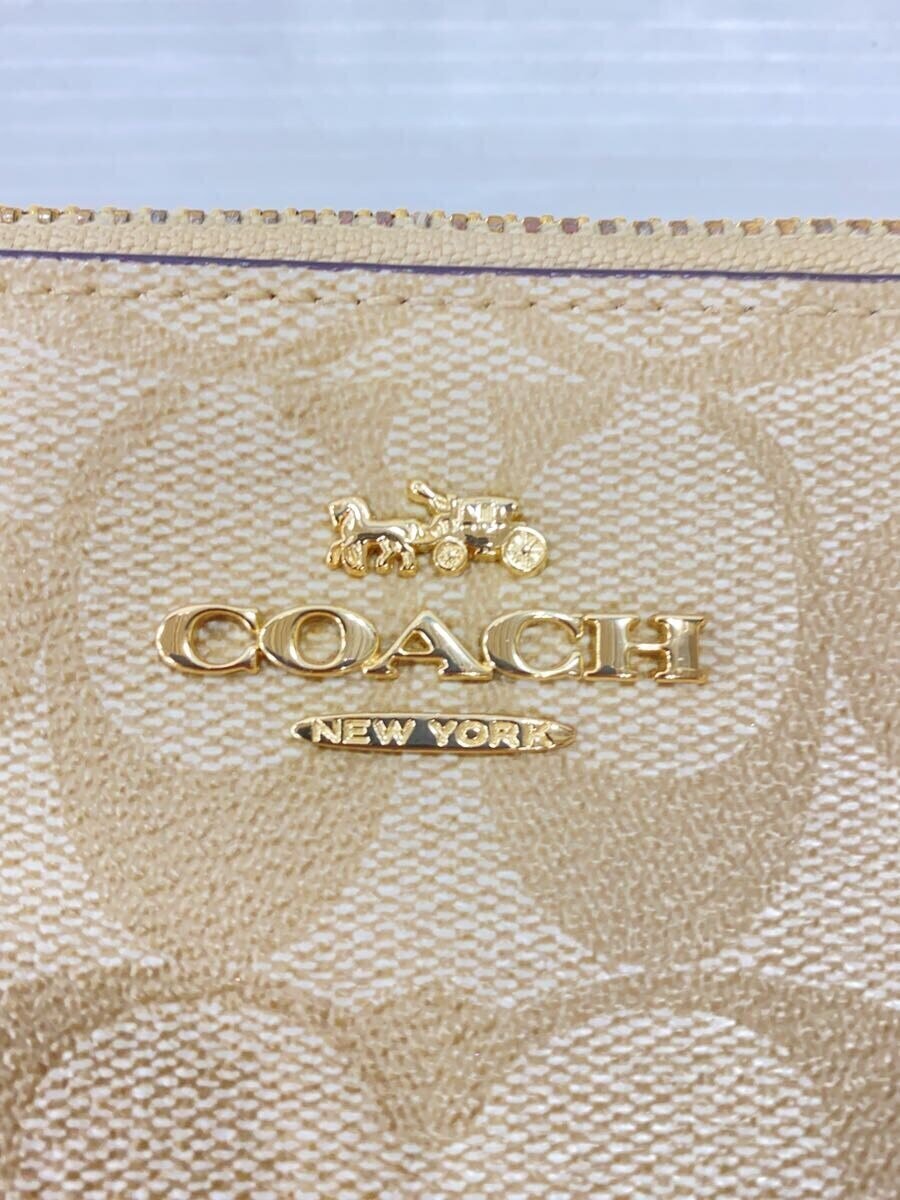 COACH◆クラッチバッグ/ポリエステル/CRM/モノグラム/B2022_サムネイル画像5