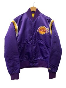STARTER◆スターター×エヌビーエー/Los Angeles Lakers/M/デニム/パープル/無地