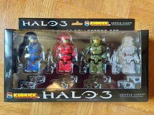 未開封 キューブリック HALO3 マスターチーフ 4体 セット メディコムトイ フィギュア KUBRICK コレクターズ XBOX360 ヘイロー